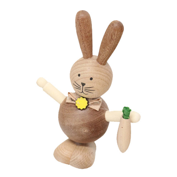 Stockholm Wooden Carrot Bunny 11cm